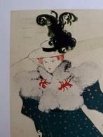 Henri De Toulouse-Lautrec (1864-1901) - Femme élégante au, Antiek en Kunst