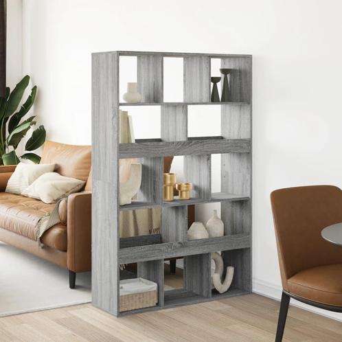 vidaXL kamerscherm 100x33x156,5 cm bewerkt hout grijs sonoma, Huis en Inrichting, Kasten | Boekenkasten, Nieuw, Overige houtsoorten