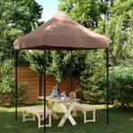 vidaXL Partytent inklapbaar pop-up 200x200x306 cm bruin, Verzenden, Nieuw