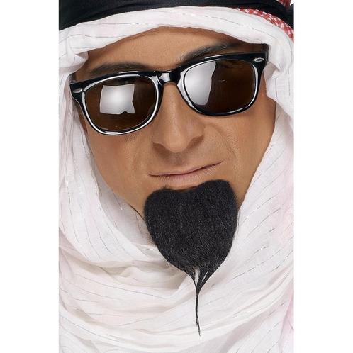 Zwarte 1001 nacht sjeik verkleed baard - Baarden, Hobby en Vrije tijd, Feestartikelen, Verzenden