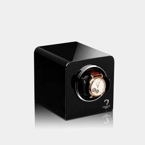 Watch winder premium Piano zwart hout 1 Horloge Modalo, Sieraden, Tassen en Uiterlijk, Horloges | Heren, Nieuw, Verzenden