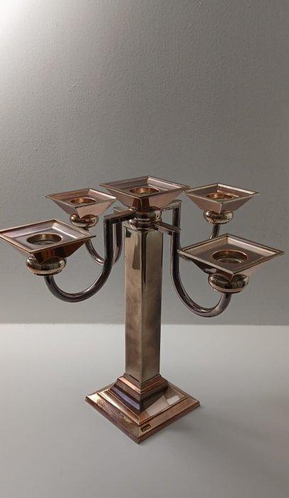 Henri Fink - Korinthe - Kandelaar korinthe - Verzilverd - 5, Antiek en Kunst, Curiosa en Brocante