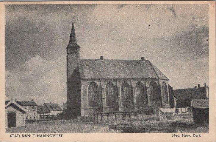 STAD AAN T HARINGVLIET - Ned. Herv. Kerk, Verzamelen, Ansichtkaarten | Nederland, Verzenden