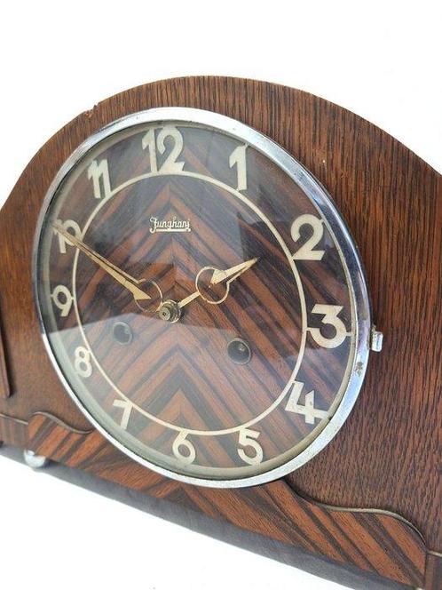 Klok (3) - Chroom, Hout, Messing, Staal - 1920-1930 - 3, Antiek en Kunst, Antiek | Klokken