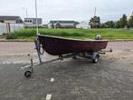 Sloep met trailer en buitenboordmotor 6pk, Nieuw