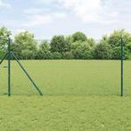 vidaXL Gaashekwerk Groen 25 x 1.4 m Staal, Tuin en Terras, Verzenden, Nieuw, IJzer