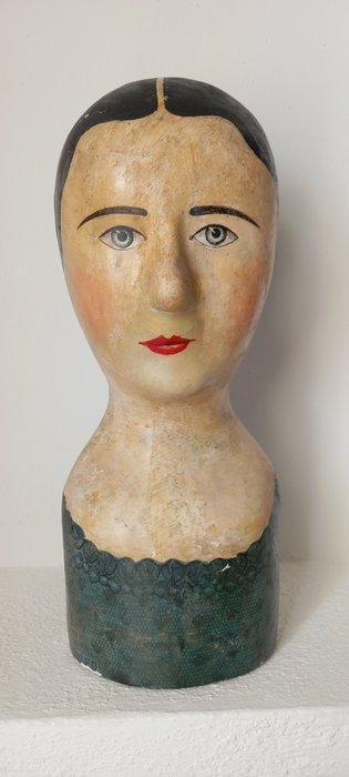 Mannequin - Papermache marotte paris - Papier mache, Antiek en Kunst, Curiosa en Brocante