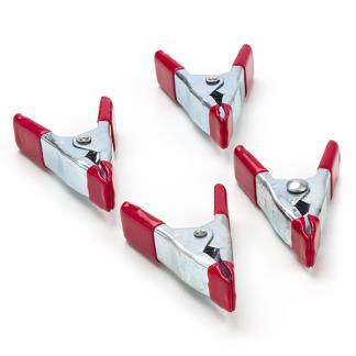 Veerklem | Toolland | 2 cm | 4 stuks (Metaal), Doe-het-zelf en Verbouw, Gereedschap | Handgereedschap, Nieuw, Verzenden
