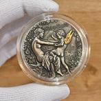 Kameroen. 2000 Francs 2023 Girl & Cupid – 2 oz Silver Coin