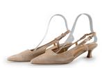 Manfield Slingbacks in maat 38 Beige | 10% korting, Verzenden, Beige, Zo goed als nieuw, Manfield