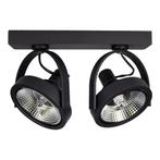 Opbouwarmatuur AR111 spots | Dubbel | 2x GU10 fitting, Huis en Inrichting, Lampen | Spots, Nieuw, Ophalen of Verzenden, Modern