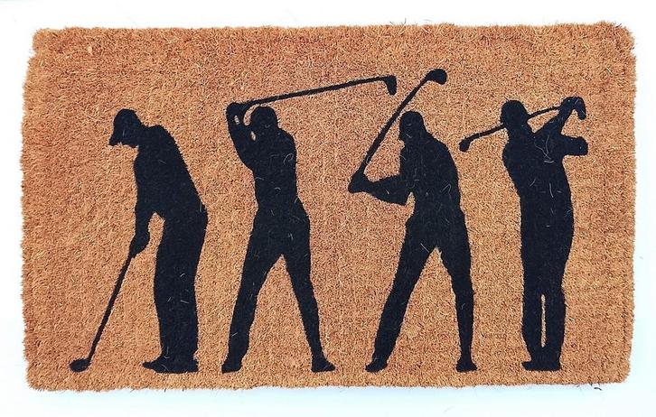 Deurmat Kokos handgeweven golfers 75cm, Tuin en Terras, Deurmatten, Verzenden