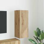 vidaXL TV Wandkast Ambachtelijk eiken 30 x 31 x 80 cm, Huis en Inrichting, Kasten | Televisiemeubels, Minder dan 50 cm, Verzenden
