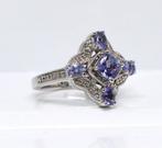Zonder Minimumprijs - Ring Zilver - 1.45ct. tw. Tanzaniet -, Sieraden, Tassen en Uiterlijk, Ringen, Nieuw