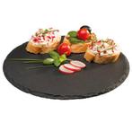 GGM Gastro | (6 stuks) Natuurleisteen plaat - Ø 280mm - |, Verzenden, Nieuw in verpakking
