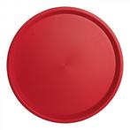 Dienblad rood anti-slip thermoplastiek - Ø41, Verzenden, Nieuw in verpakking