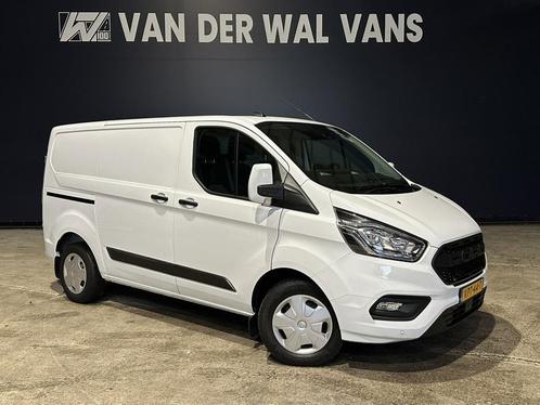 Ford Transit Custom 2.0 TDCI 130pk Automaat L1H1 Euro6 Airco, Auto's, Bestelauto's, Dealer onderhouden, Lease, Zwart, Automaat