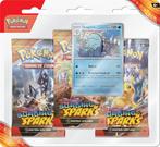 Pokémon - Surging Sparks - 3 Pack Blister, Hobby en Vrije tijd, Verzamelkaartspellen | Pokémon, Ophalen of Verzenden, Nieuw, Booster