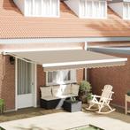 vidaXL Luifel Vervangstof voor 4x3 m Frame Beige, Verzenden, Nieuw