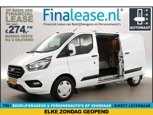 Ford Transit Custom 300 2.0 TDCI L2H1 Automaat Airco €274pm, Auto's, Bestelauto's, Lease, Automaat, Diesel, Ford, Wit, Verzenden