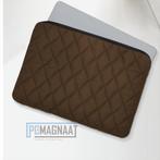Laptop sleeve ruitjes 14.6 inch bruin, Computers en Software, Ophalen of Verzenden, Nieuw, PCM Neutraal