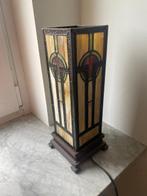 Tiffany - Tafellamp - Glas, Hout, Metaal, Antiek en Kunst