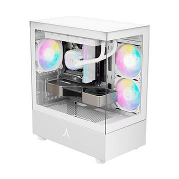 PC behuizing - gamer case - U20M WHITE - Tempered glass - RG beschikbaar voor biedingen