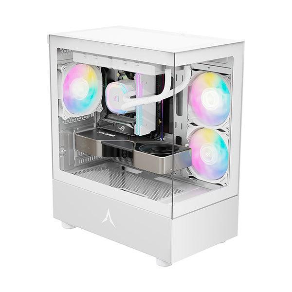 PC behuizing - gamer case - U20M WHITE - Tempered glass - RG, Computers en Software, Computerbehuizingen, Nieuw, Verzenden