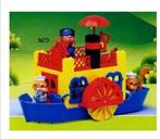 Lego Set - 3673 - Fabuland - Steamboat, Nieuw