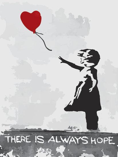 Balloon Girl fotobehang Banksy, Huis en Inrichting, Stoffering | Behang, Verzenden