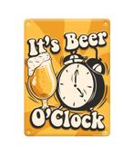 Metalen Bord Beer OClock, Verzenden, Nieuw