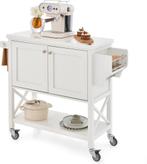 Keukentrolley - Trolley op wieltjes - 100x38x87 cm - Wit - C, Verzenden, Zo goed als nieuw