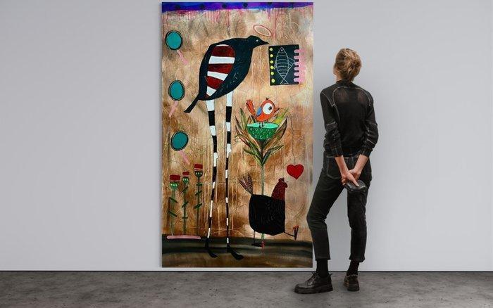 V. Cox - Once upon a time VII - XXL · No Reserve, Antiek en Kunst, Kunst | Schilderijen | Modern