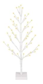 Kerstboom met LED - 60cm - 51 LED - Warm Wit - wit, Nieuw, Ophalen of Verzenden