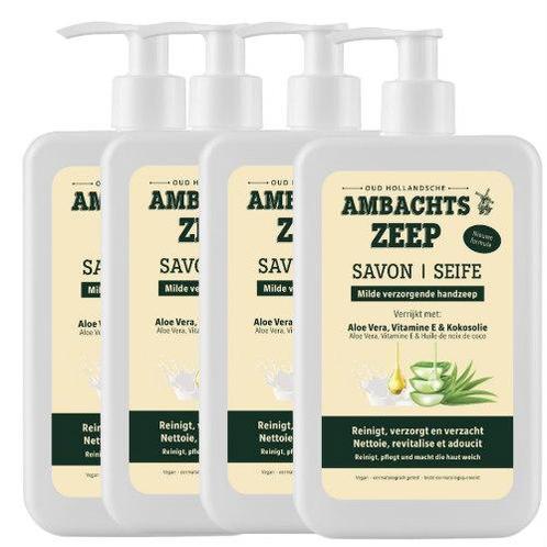 Ambachtszeep handzeep - 475 ml - 4 stuks, Sport en Fitness, Gezondheidsproducten en Wellness, Verzenden