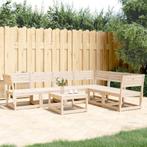 vidaXL 6-delige Loungeset massief grenenhout, Verzenden, Nieuw, 6 zitplaatsen, Loungeset