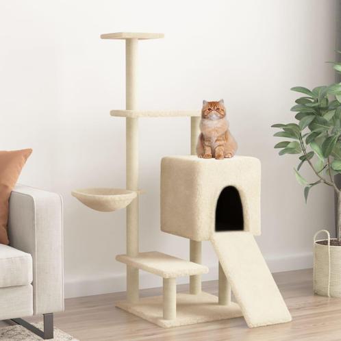 vidaXL Kattenmeubel met sisal krabpalen 130,5 cm, Dieren en Toebehoren, Katten-accessoires, Nieuw, Verzenden