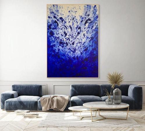 Christopher Shaw - Eternal Blue No 49 - XXL - No Reserve, Antiek en Kunst, Kunst | Schilderijen | Modern
