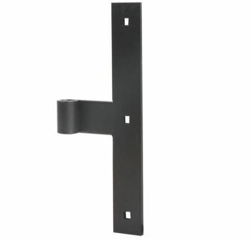 T-heng 240x35mm recht voor draaipen 14 mm staal zwart, Doe-het-zelf en Verbouw, Hang- en Sluitwerk, Nieuw, Ophalen of Verzenden
