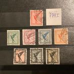 Duitse Rijk 1926 - Adler : complete set en plaatfout -, Gestempeld