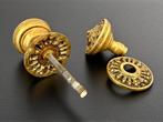 Antiek Deurklink - 1900-1910 - Massief Messing, Antiek en Kunst, Curiosa en Brocante