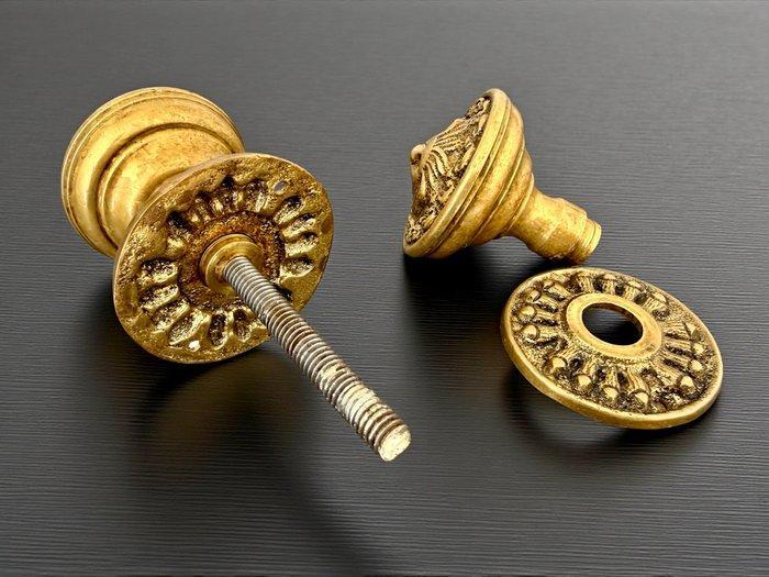 Antiek Deurklink - 1900-1910 - Massief Messing, Antiek en Kunst, Curiosa en Brocante