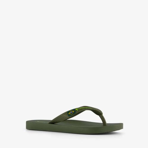 Copacabana kinder teenslippers kaki groen maat 31, Kleding | Dames, Schoenen, Nieuw, Verzenden