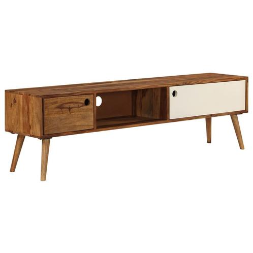 vidaXL Tv-meubel 140x30x40 cm massief acaciahout, Huis en Inrichting, Kasten | Televisiemeubels, 25 tot 50 cm, Nieuw, Overige houtsoorten