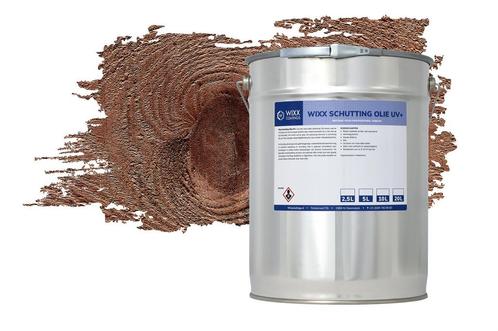 Wixx Schuttingolie UV+ Donker Eiken 5L, Doe-het-zelf en Verbouw, Verf, Beits en Lak, Verf, Nieuw, Minder dan 5 liter, Verzenden
