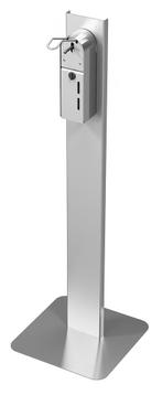 RVS Desinfectiepaal Incl. Dispenser Met Elleboogbediening, Ophalen of Verzenden, Nieuw