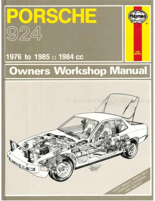 PORSCHE 924, 1976 TO 1985, 1984 CC, OWNERS WORKSHOP MANUAL, Boeken, Auto's | Boeken, Porsche