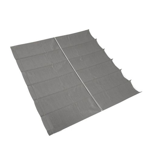 Harmonica schaduwdoek - B 2,0m L 5,0m - Antraciet, Tuin en Terras, Partytenten, Verzenden