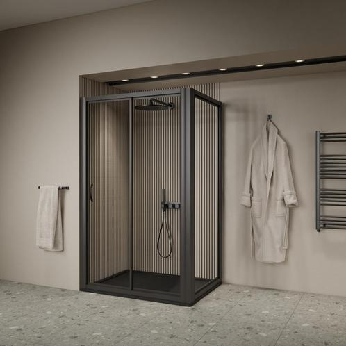 Aanbieding: Douchecabine Schuifdeur BWS Luad 140x80x190 cm, Doe-het-zelf en Verbouw, Sanitair, Ophalen of Verzenden