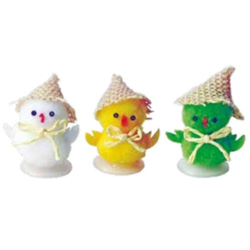 Pluche Decoratie Kuiken met Hoed Ass. 4,5cm 36st., Hobby en Vrije tijd, Taarten en Cupcakes maken, Nieuw, Verzenden